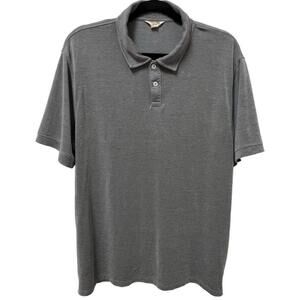 Julian & Mark Men's Gray Short Sleeve Polo Shirt Size L